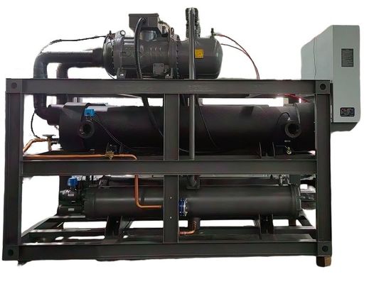 Beli Sistem Terintegrasi Chiller Industri Berpendingin Air 40 Ton HVAC 40hp Outdoor online manufacture