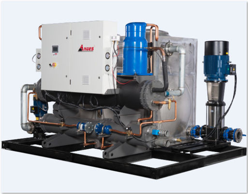 Beli Chiller Industri 120HP Sistem Terintegrasi Jenis Sekrup berpendingin air online manufacture