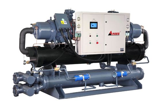 Beli 200HP Industrial Air Dingin Sekrup Chiller dengan 2 Kompresor Sistem untuk solusi pendinginan online manufacture
