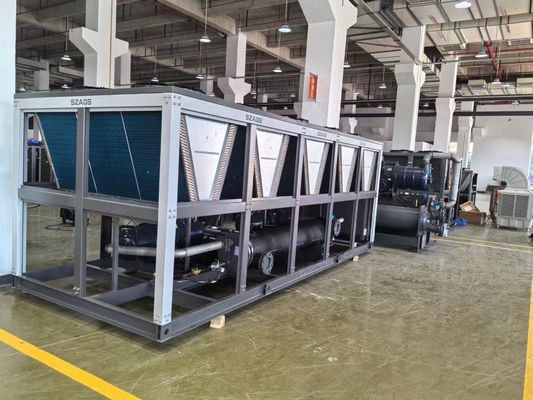 Beli 150HP Air Cooled Screw Chiller Industrial Process Water Chillers Untuk Mesin Injeksi Multiple Molding online manufacture