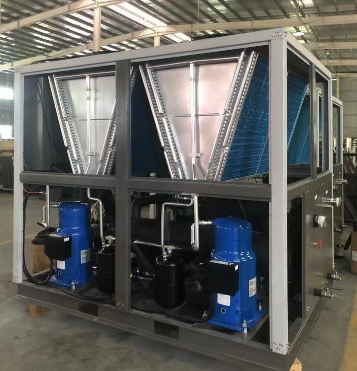 R407C 40hp kompresor sekrup udara didinginkan untuk produksi makanan minuman kemasan