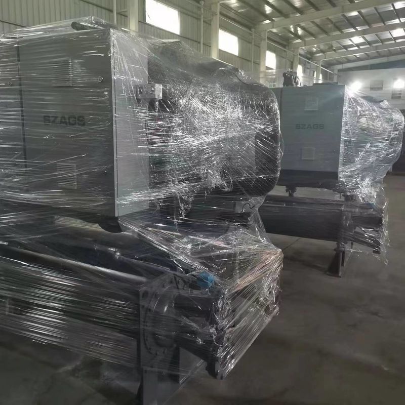 60hp Industrial Air Dingin Chiller Sistem Terintegrasi Semi Hermetic Sekrup Tipe