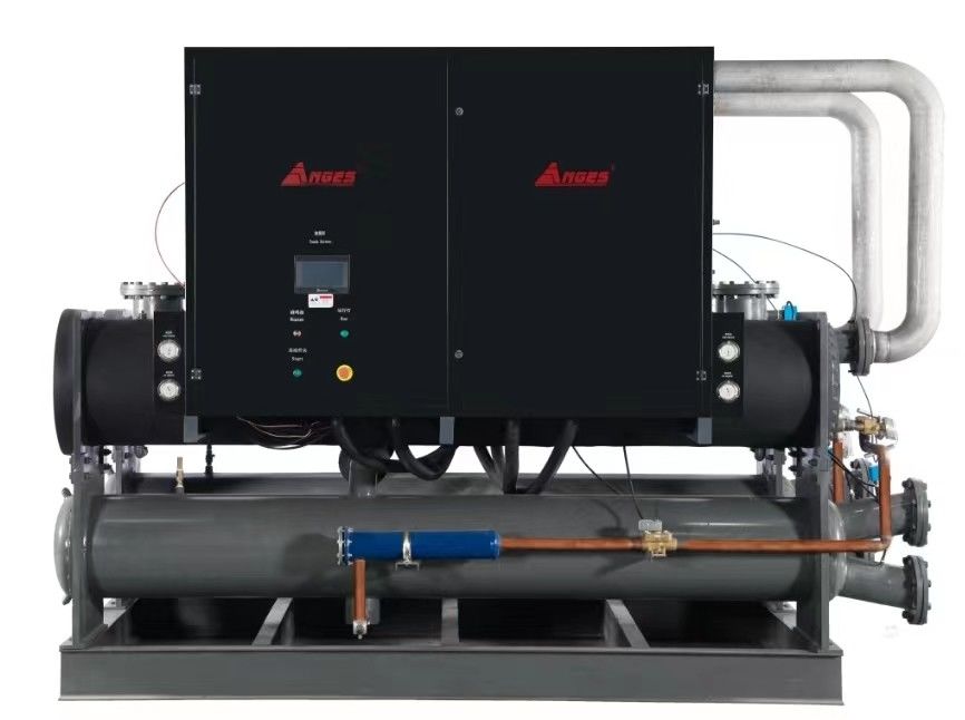 120hp Industrial Water Chiller Sistem Terintegrasi Semi Hermetic Sekrup Jenis