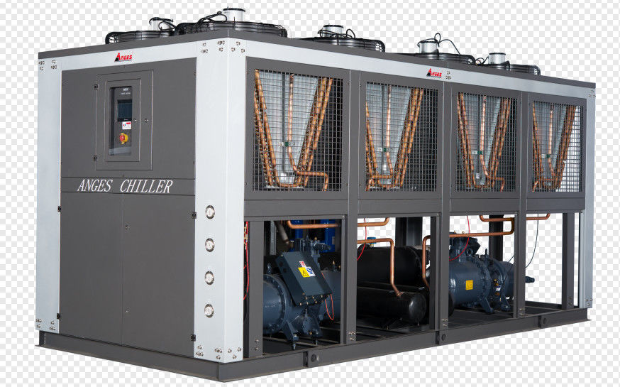 120HP Air Cooled Screw Compressor Chiller Chiller kimia industri 120 Ton Untuk pipa plastik PVC