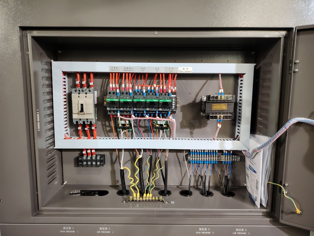 R134a Pendingin Industri Pendingin 110-480V Voltage Shell And Tube Evaporator Jenis