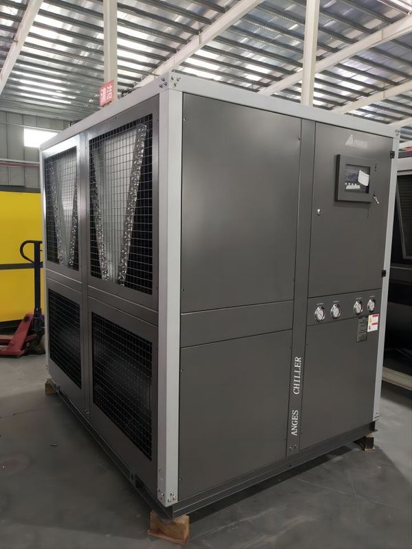 30HP Industrial Air Cooled Scroll Type Water Chiller Portable Cooling System untuk proses injeksi