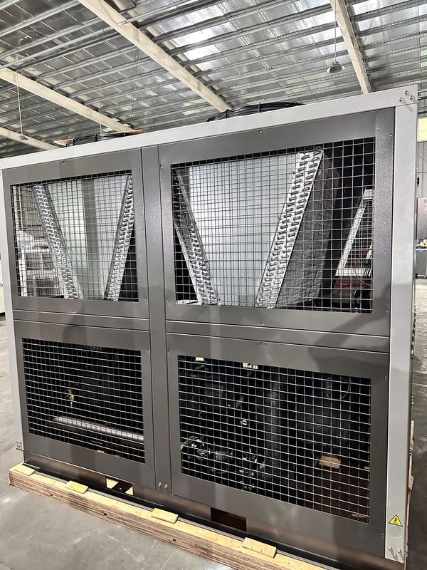 Pabrik Supply 60HP Air Dingin Industrial Air Chiller 60 Ton Scroll Type Glycol Chiller dengan Empat Scroll Compressor