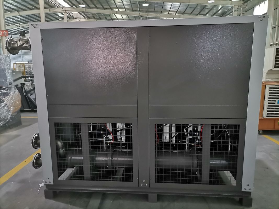 Efisiensi tinggi 40HP CHILLER DENGAN Banyu DENGAN INDUSTRIAL 130 KW SCROLL CHILLER DENGAN Banyu DENGAN MACHINE INJEKSI