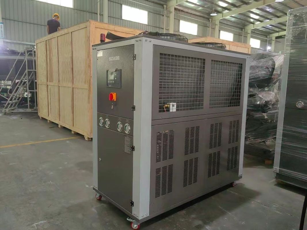 10 Ton 15 Ton Air Cooling Chiller Portable Water Chiller Untuk Mesin Membuka Botol PET