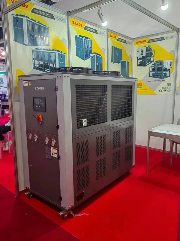 8hp Portable Industrial Chiller Integrated System Hermetic Scroll Jenis
