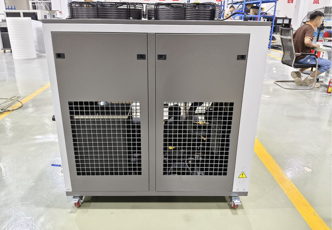 5 Ton Industrial Air Cooled Air Chiller 18kW Scroll Type Glycol Chiller China Pabrik Pasokan
