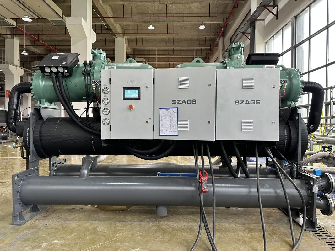 360hp Air-dingin Sekrup Tipe Low Temperature Chiller Dengan Kompresor BITZER