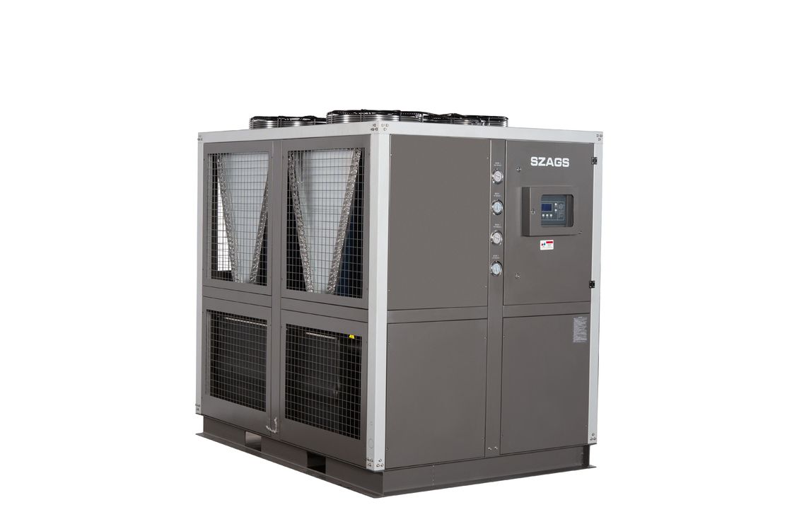 30HP Industrial Scroll Type Air Cooling Water Chiller 92kW Glycol Chiller Sistem pendingin