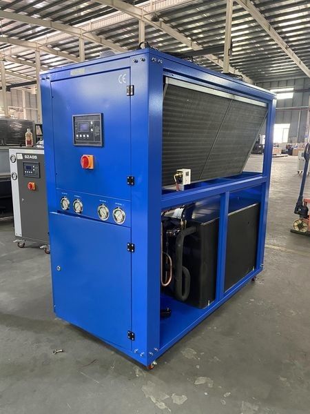 Chiller hemat energi ramah lingkungan 20kw semua sistem pendingin tabung tembaga bahan pendingin lingkungan 8HP