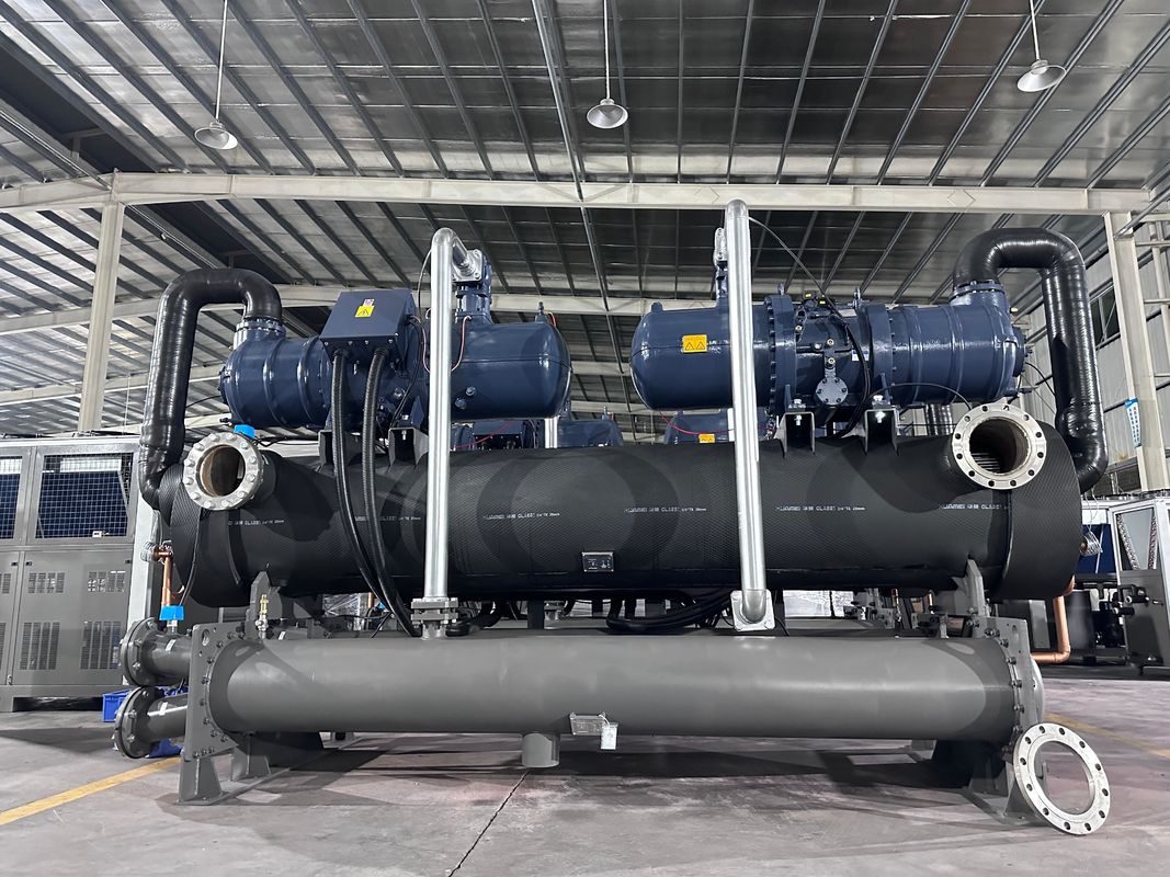 200HP Industrial Air Dingin Sekrup Chiller dengan 2 Kompresor Sistem untuk solusi pendinginan