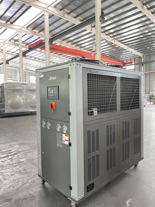 10 Ton Chiller Industri Air Dingin Roll Tipe Chiller Glikol Pabrik Pasokan
