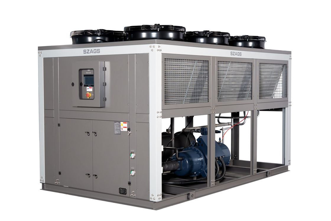 100HP Air Dingin Sekrup Kompresor Chiller Chiller kimia industri Untuk PVC PE PP Pipe Ex