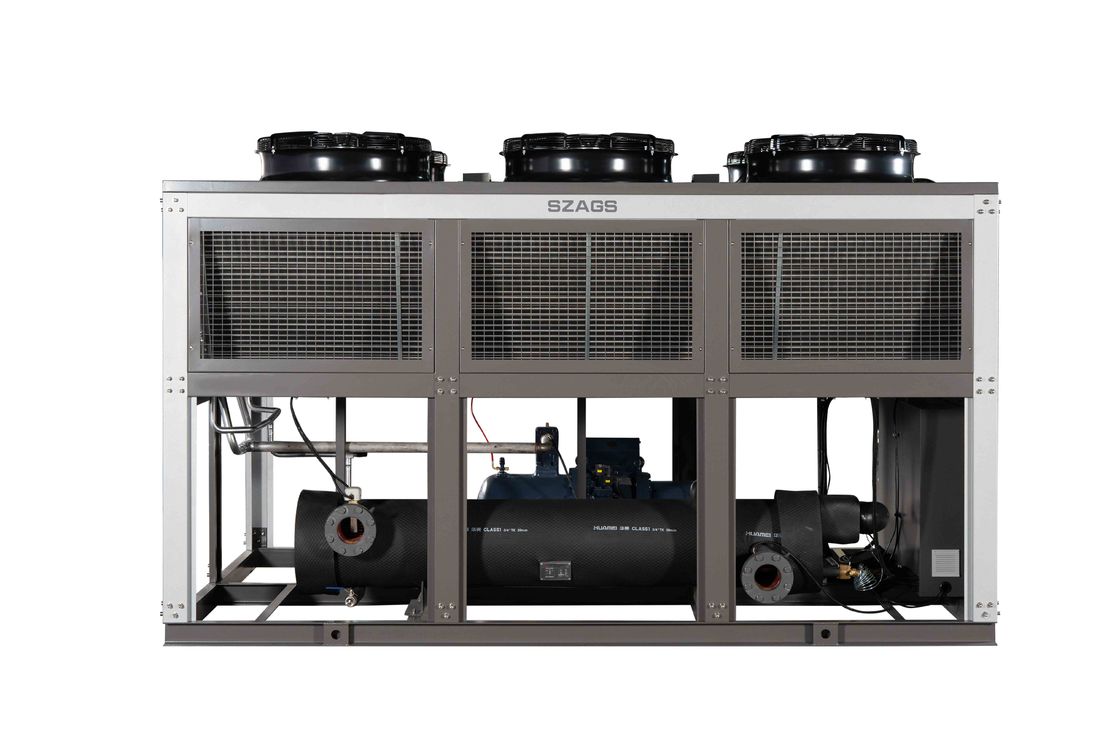 60HP Air Cooled Screw Compressor Chiller Chiller kimia industri 60Ton Mesin pendingin udara untuk 10 unit Mesin Injeksi.