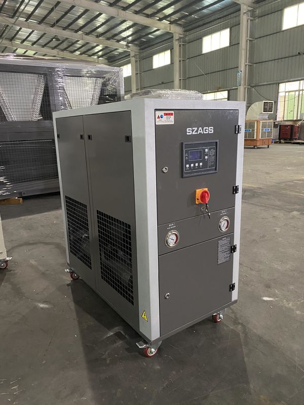 Kompak Air-dingin Chillers 6ton Pendinginan Cepat dengan 19kw Cooling Kapasitas 24/7 Remote Monitoring Eco-Friendly refrigerant