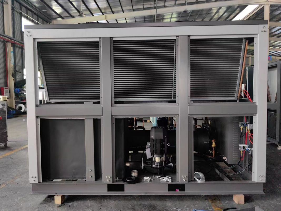 50ton Air Dingin Industrial Air Chiller Dengan Empat Kompresor Untuk Mesin Injeksi Molding