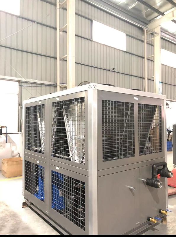 30HP Chiller Kelas Industri Merah-nikel Alloy Evaporator R407C Pendinginan Ramah Lingkungan Untuk Pusat Mesin CNC