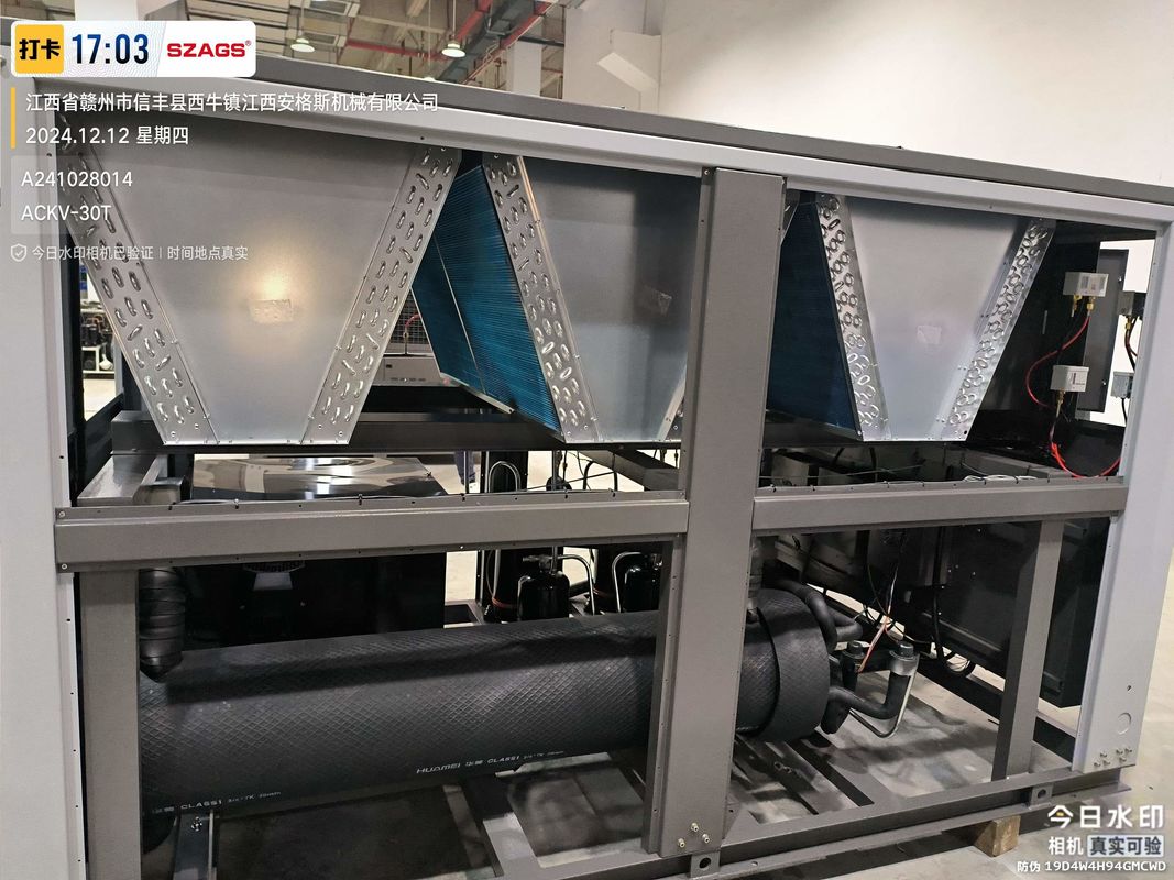 Efisiensi tinggi 30HP Air-dingin Roll Industrial Inverter Chiller untuk untuk Plastic Injection Molding dan aplikasi pengolahan makanan