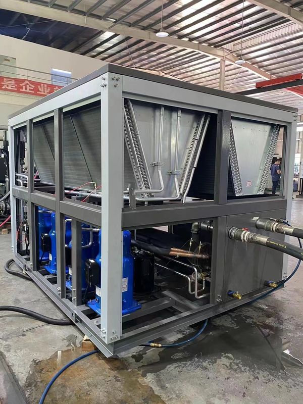 60HP Air Cooled Scroll Chiller Industrial Process Water Chillers Untuk Printing Dan BOPP Film Lamination Line