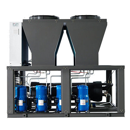 Chiller 50HP 50Ton Industrial Air Cooled Water Chiller Untuk Mesin Cetak Injeksi Modular Air Cooled Scroll Chiller