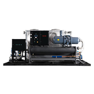 Industrial Water Cooled Central Chiller Tipe Sekrup 160 Ton