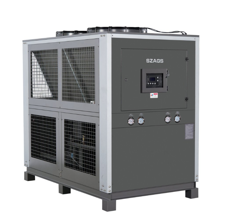 20HP Air-dingin Chiller Glycol Energi-efisien Roll Type Compressor Chiller Industri untuk Mesin Injeksi