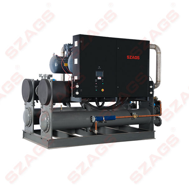 Energy Saving Water Cooled Chiller with 50 To 1000 Tons Cooling Capacity in Anges Gray for Industrial Applications