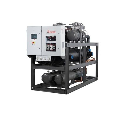Chiller Berpendingin Air Pendingin Industri 150hp Dua Kompresor Untuk Industri Plastik