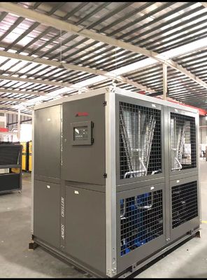 30HP Chiller Kelas Industri Merah-nikel Alloy Evaporator R407C Pendinginan Ramah Lingkungan Untuk Pusat Mesin CNC